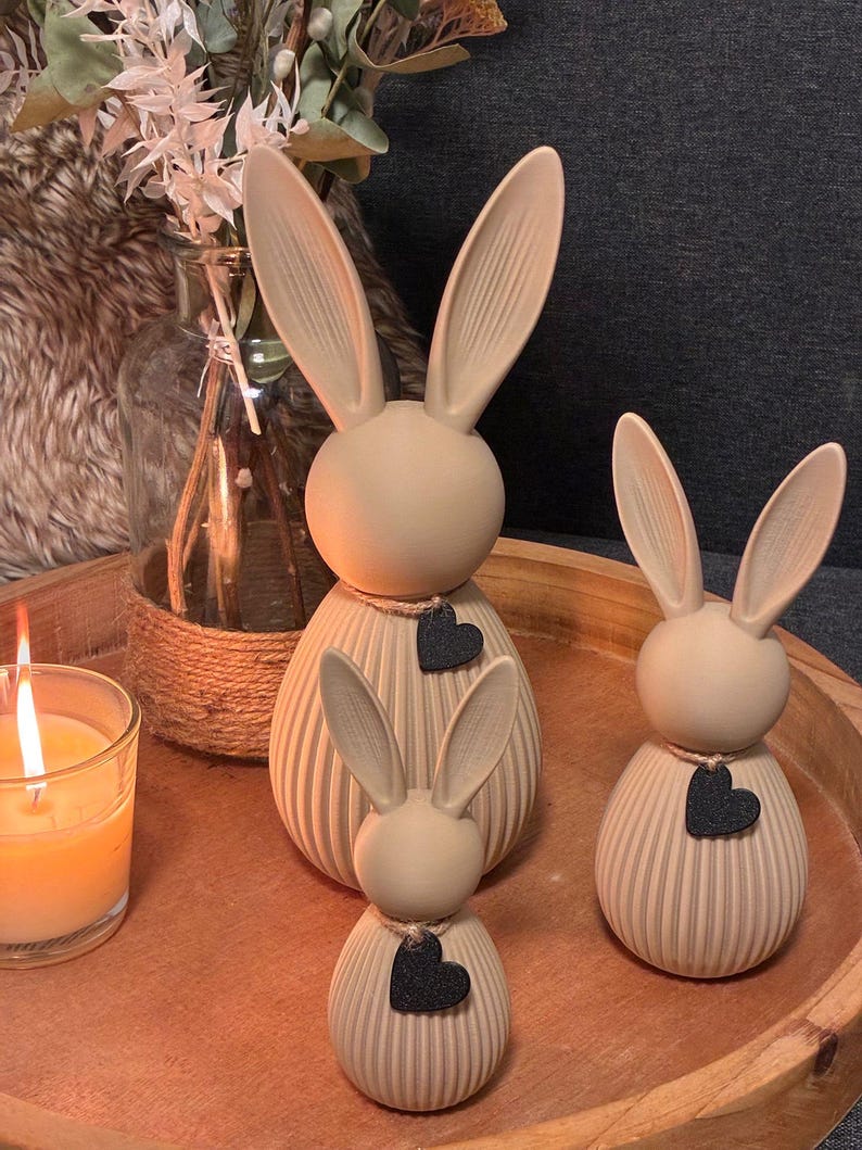 Hase mit Rillen von Druckverzückt – Produktbild aus unserem Etsy-Shop