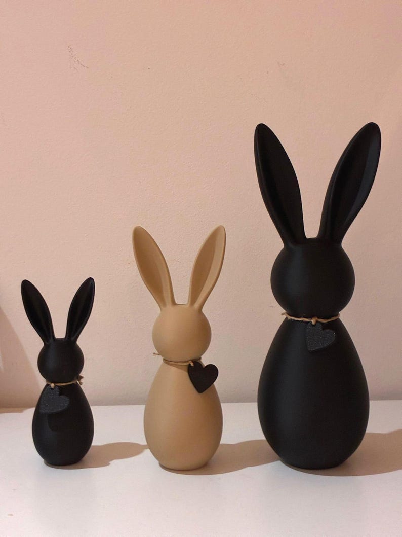 Minimalistischer Hase von Druckverzückt – Produktbild aus unserem Etsy-Shop